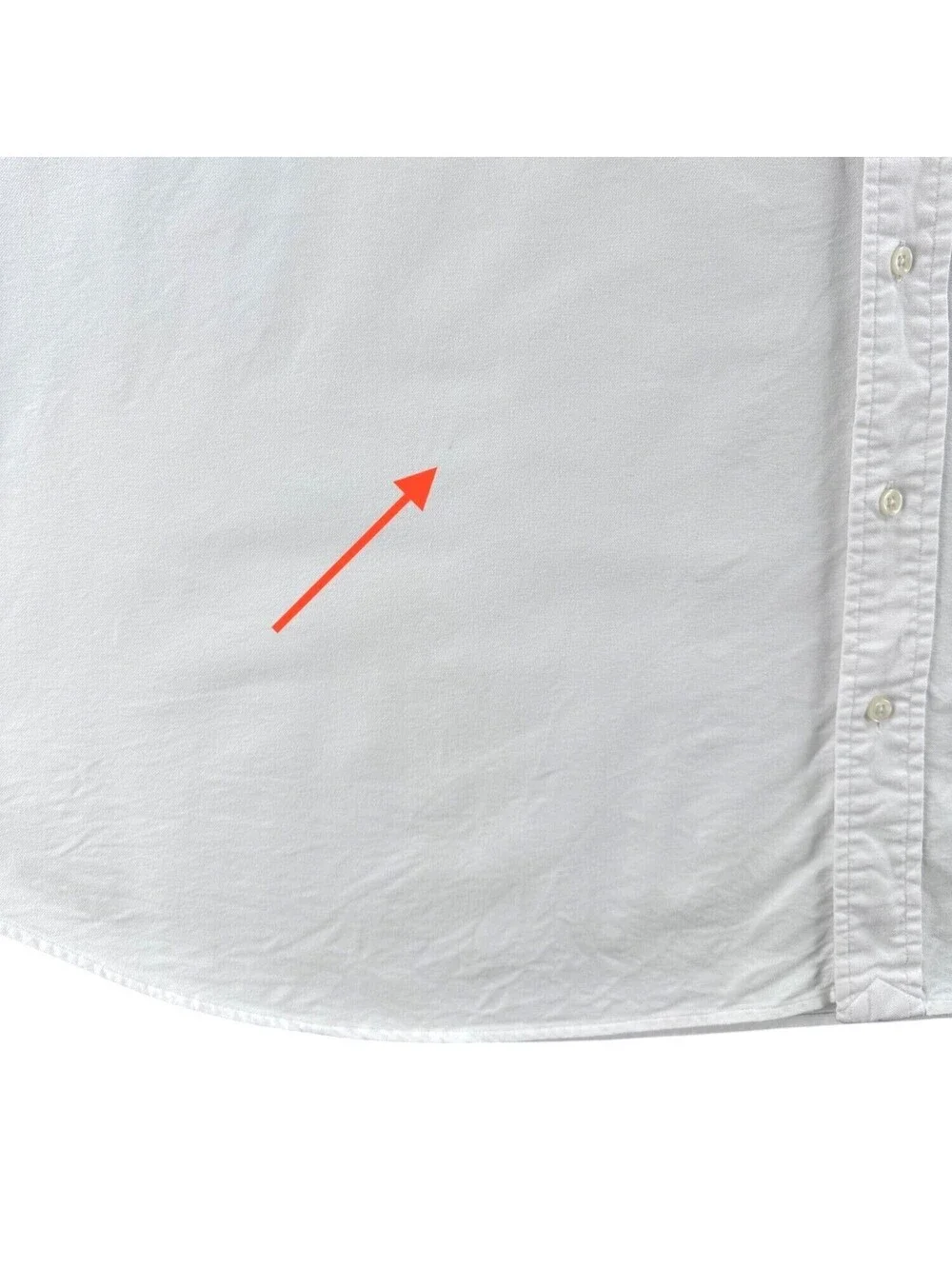 Polo Ralph Lauren White Oxford Cloth Button Down Shirt 4XB